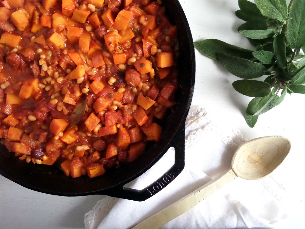 Sausage & Butternut Squash Stew of Kelly Barton - Recipefy