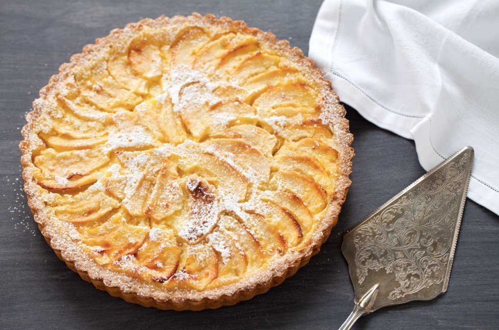 Crostata vegana alla crema, fragola e mele de Valentina - Recipefy