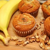 Banana-nut-muffins-with-coconut-oil