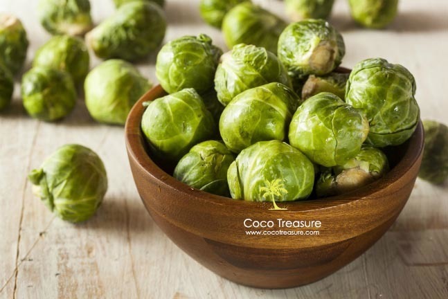 Savory Roasted Brussels Sprouts of Coco Treasure Organics - Recipefy