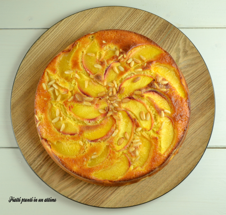 Torta soffice con pesche e pinoli of Letizia - Recipefy