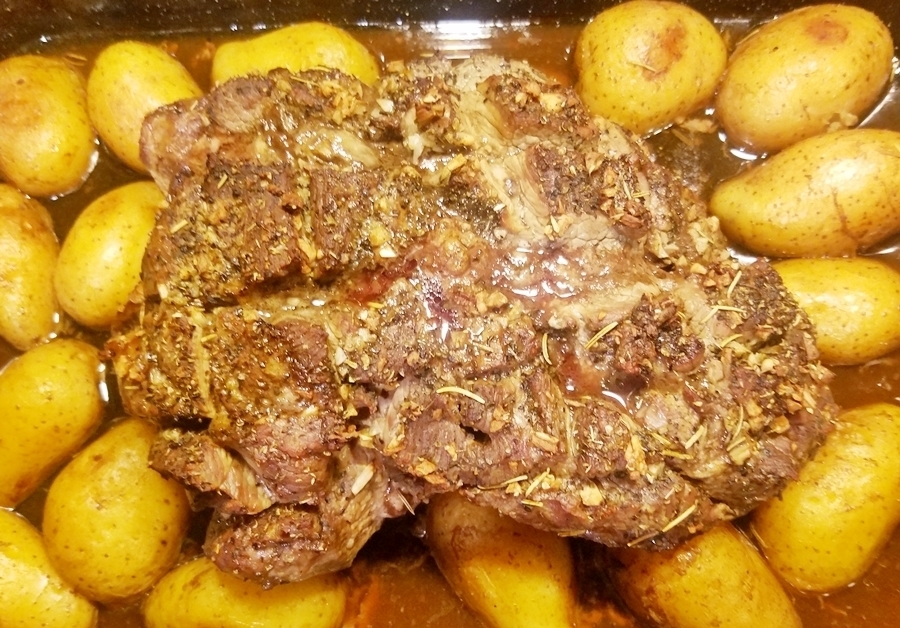 Perfect Leg of Lamb with Roasted Golden Potatoes of cleanfreshcuisine - Recipefy