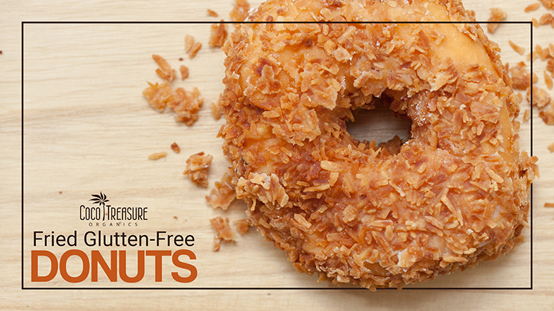 Fried Gluten-Free Donuts de Coco Treasure Organics - Recipefy