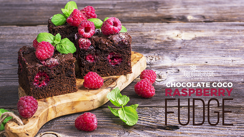 Chocolate Coco Raspberry Fudge di Coco Treasure Organics - Recipefy