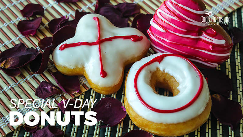 Special V-Day Donuts de Coco Treasure Organics - Recipefy