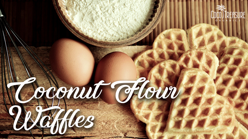 Coconut Flour Waffles di Coco Treasure Organics - Recipefy