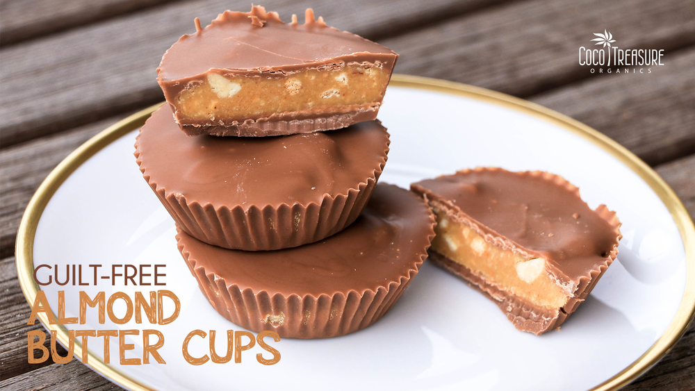 Guilt-Free Almond Butter Cups di Coco Treasure Organics - Recipefy
