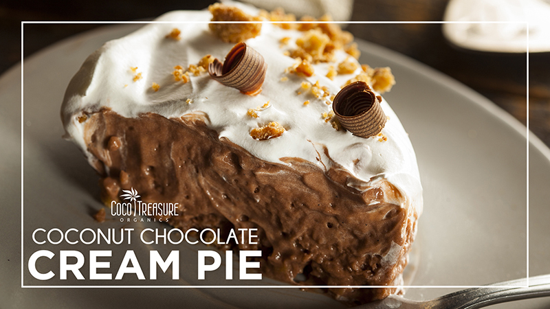 Coconut Chocolate Cream Pie of Coco Treasure Organics - Recipefy