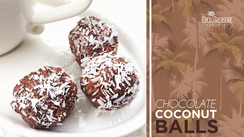 Chocolate Coconut Balls di Coco Treasure Organics - Recipefy