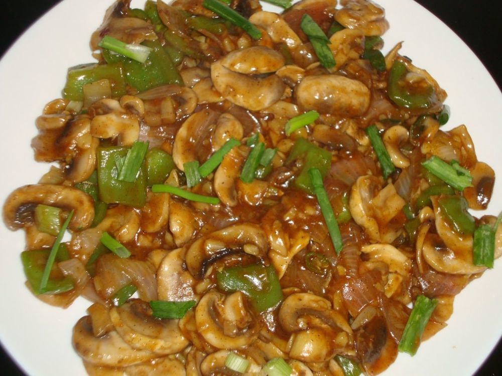 Chilli Mushroom Recipe de Mithra - Recipefy