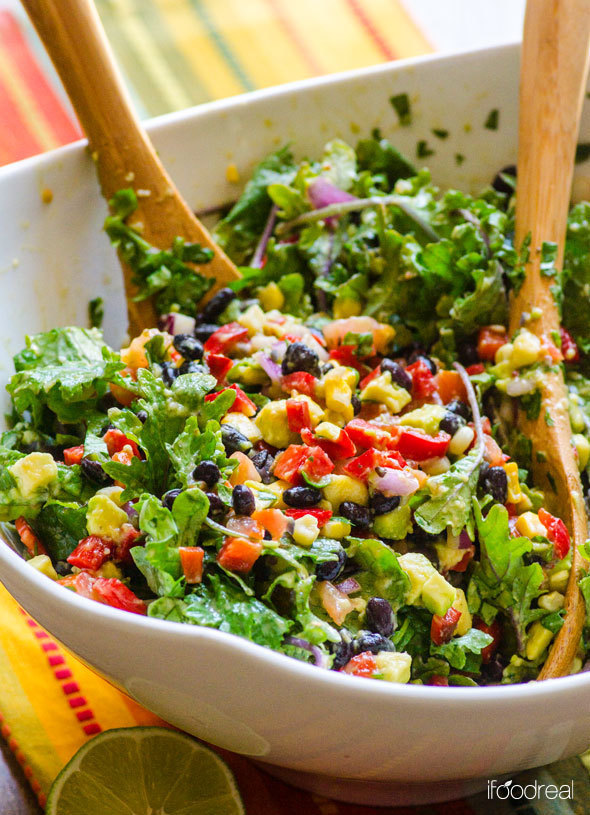 Mexican Kale Salad de Plants on My Plate - Recipefy