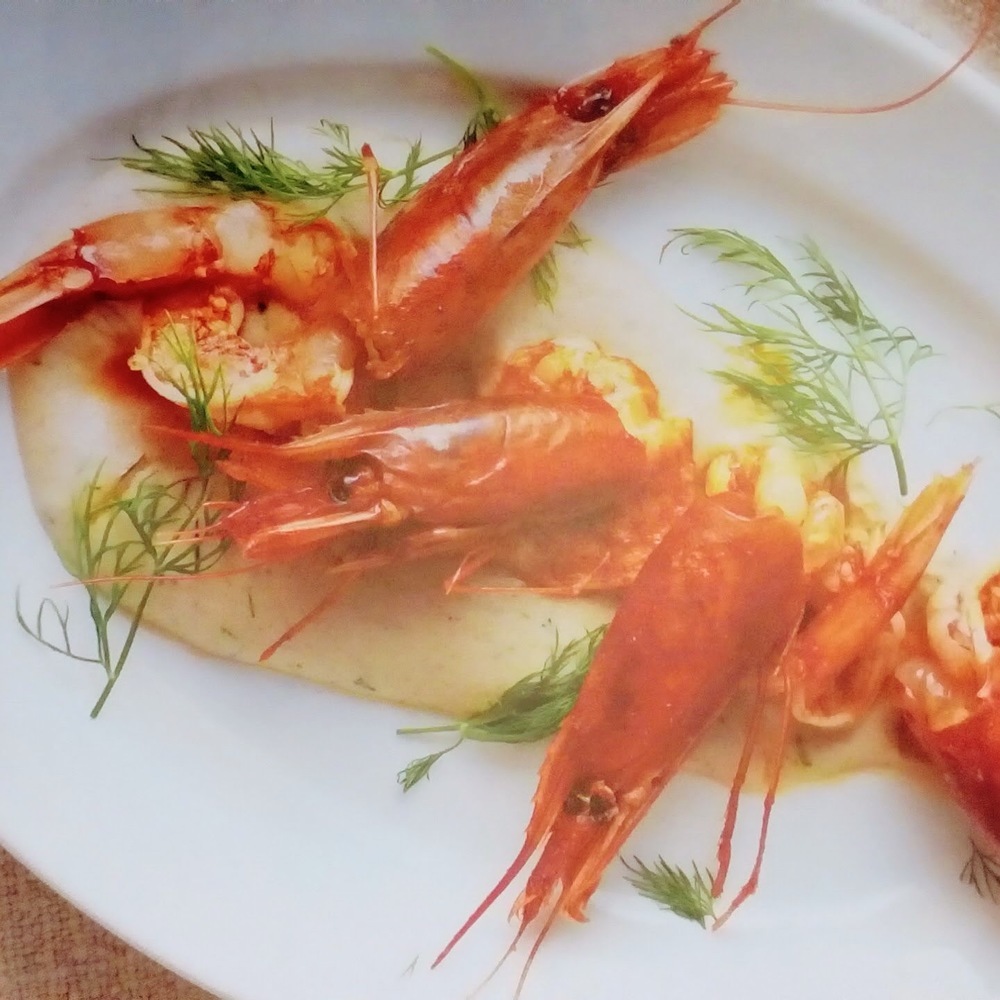 GAMBERI ROSSI SU CREMA DI PORCINI di Marina Marini - Recipefy