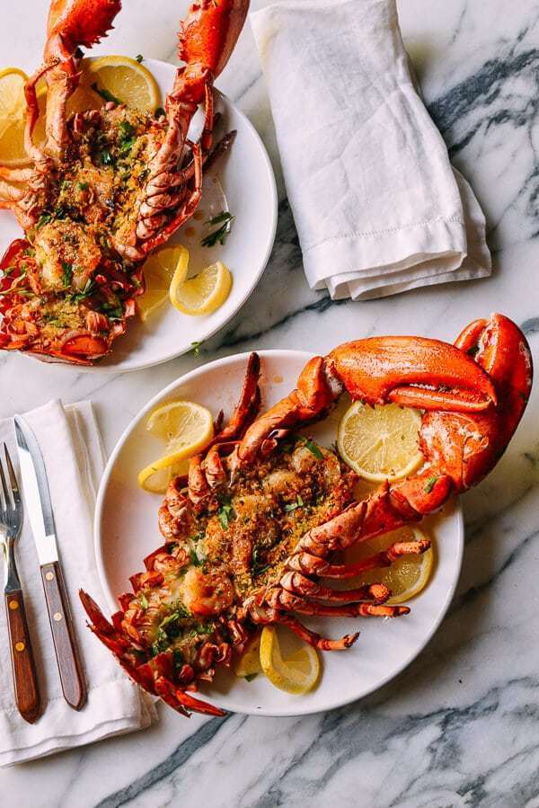 BAKED STUFFED LOBSTER WITH SHRIMP de michelle - Recipefy