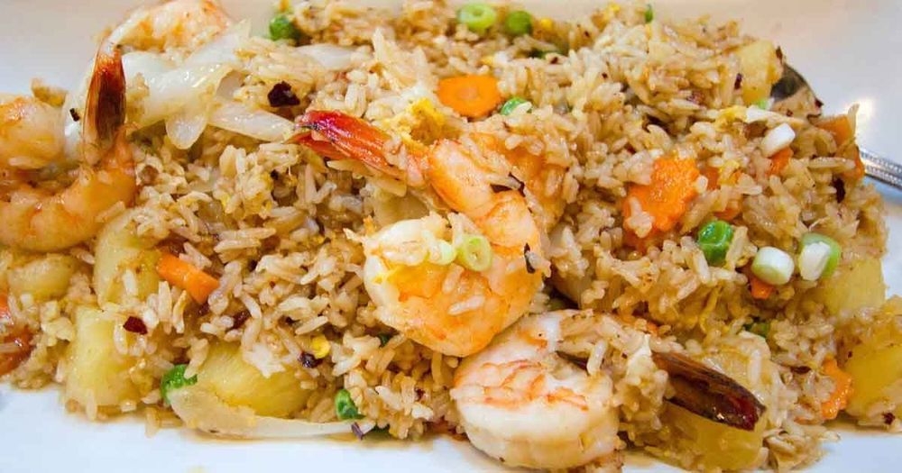 Thai Pineapple Shrimp Fried Rice of Mithra - Recipefy