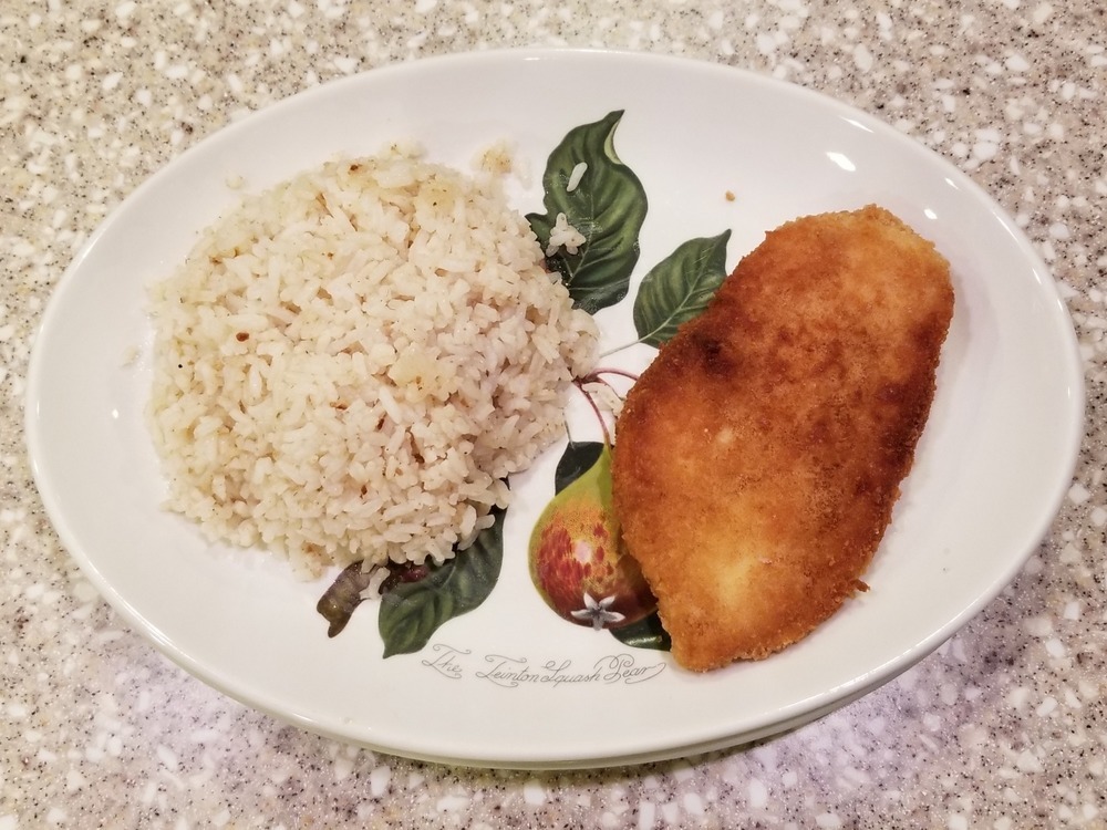 Club Cracker Chicken with Fried Rice of Luke Funfar - Recipefy