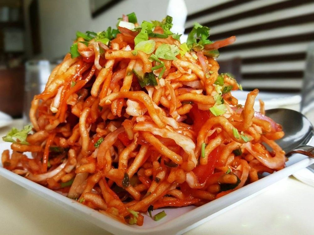 Chinese Bhel Recipe di Mithra - Recipefy