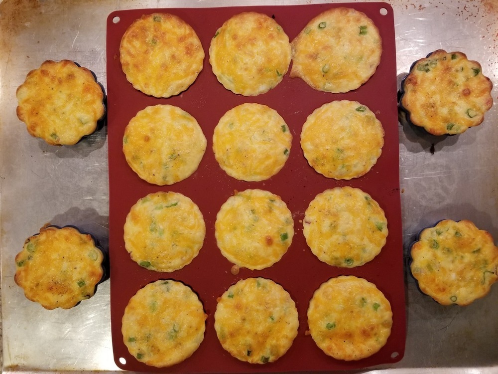 Crustless Miniature Veggie Quiche di Luke - Recipefy