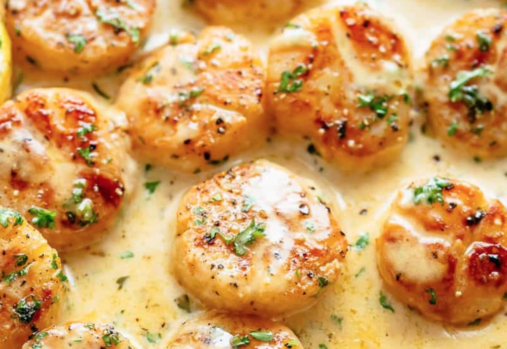 Creamy Garlic Scallops of Schalene Dagutis - Recipefy