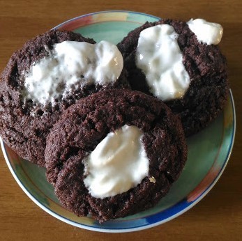 Cookies con cacao e marshmallow of Elena - Recipefy