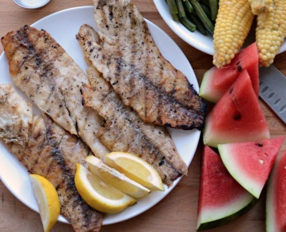 Simple grilled fish fillets of Schalene Dagutis - Recipefy