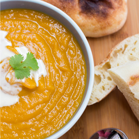 pumpkin and sweet potato soup of Grab Your Spork - Recipefy