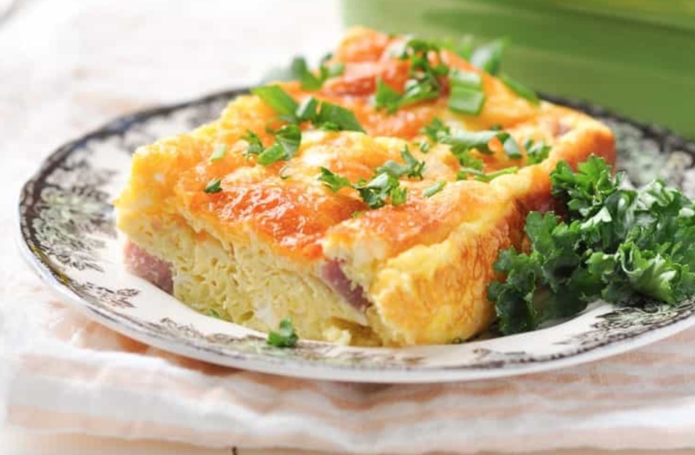 Baked Ham and Cheese Omelet of Schalene Dagutis - Recipefy