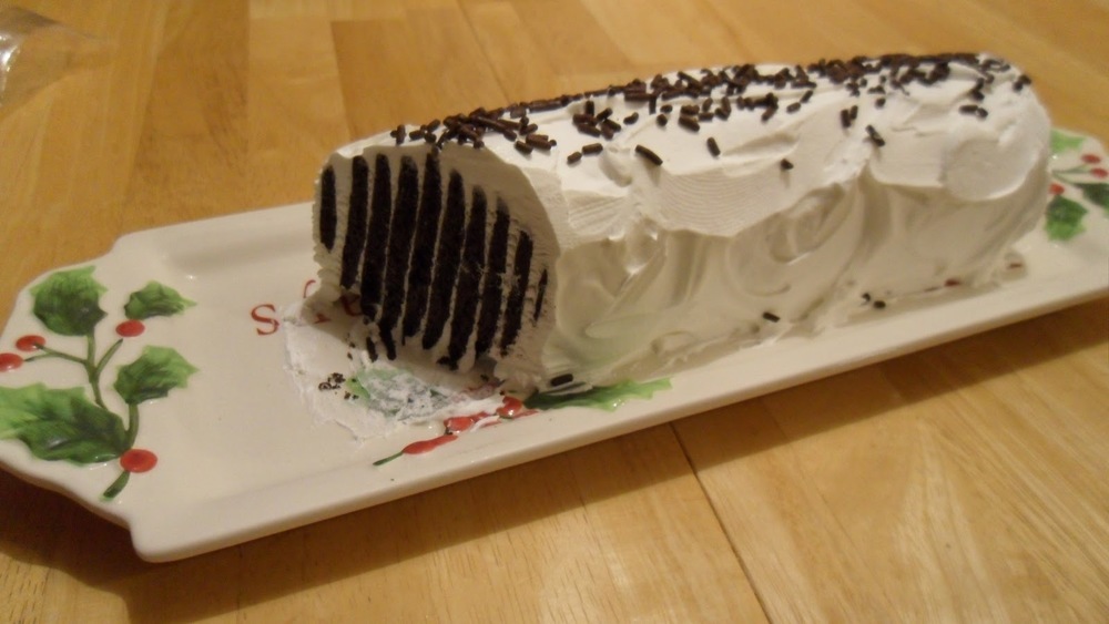 Chocolate Wafer Whipped Cream Log of Ashley - Recipefy