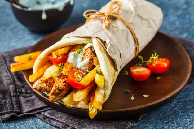 Easy Greek Souvlaki Recipe + Gyros Souvlaki Pita Wraps of Adon Djov - Recipefy