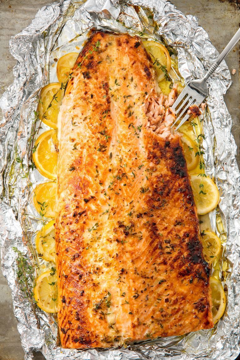 Baked Garlic-Butter Salmon of Kelly Barton - Recipefy