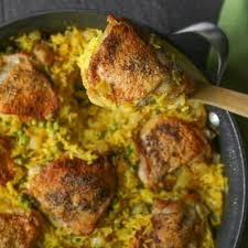 Saffron Chicken and Rice Skillet of Bobby Keillor - Recipefy