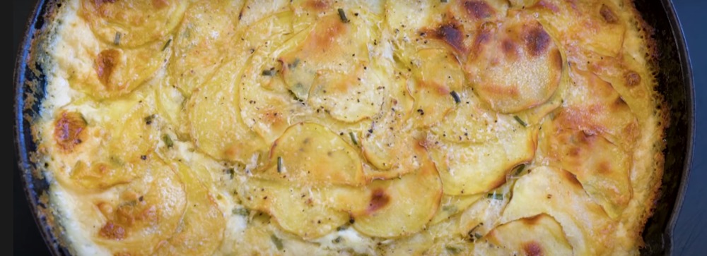 Goat cheese and garlic potatoes de Schalene Dagutis - Recipefy