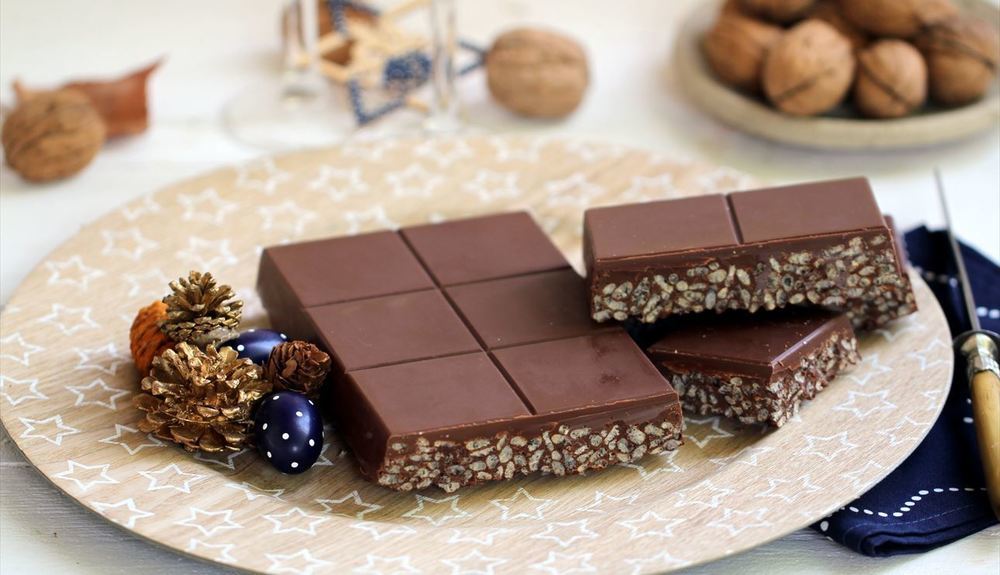 Ferrero Rocher, galletas de genjibre y turrón de chocolate y arroz inflado di Andrea García Moreno - Recipefy