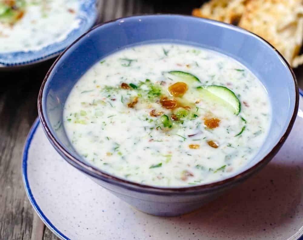 Cold cucumber summer soup of Sara Meyer - Recipefy