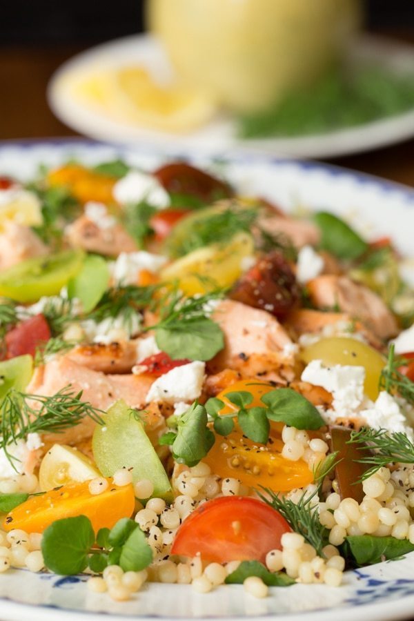 Israeli Couscous Salmon Salad di Kelly Barton - Recipefy