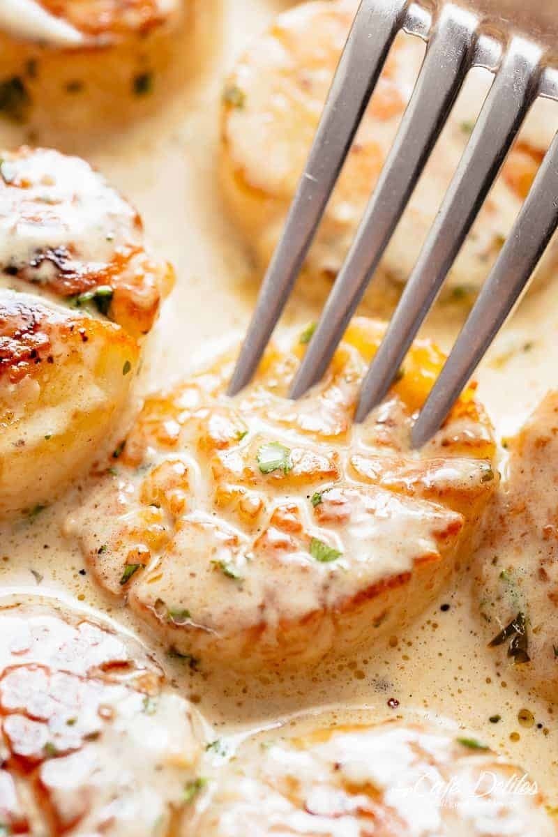Creamy Garlic Scallops de Michele Poole - Recipefy