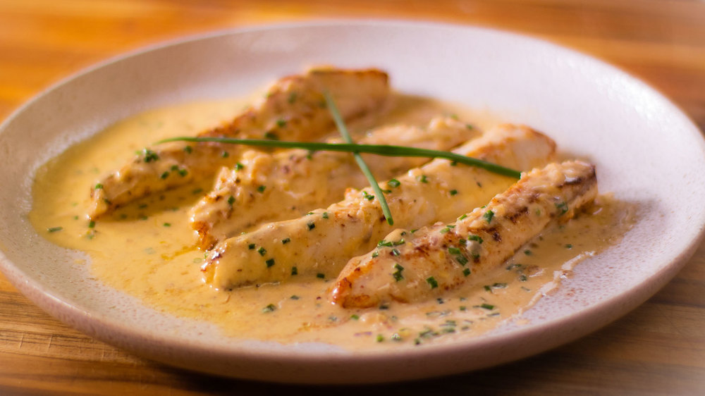 White Fish in Creamy Shallot Sauce of Michele Poole - Recipefy