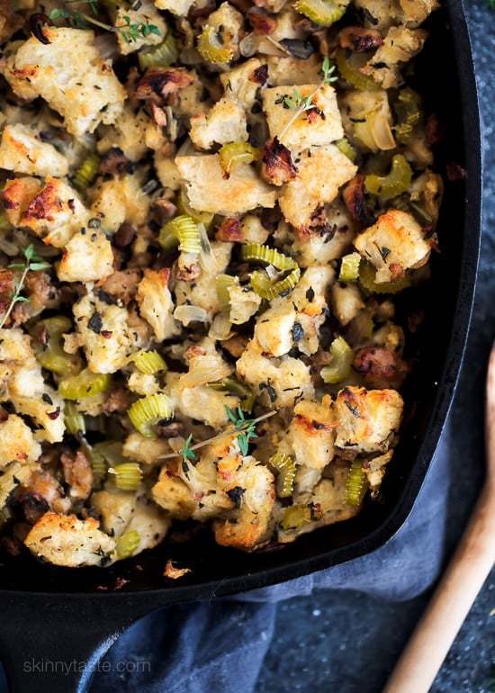 Sausage Stuffing - Skinnytaste de Kelly Barton - Recipefy